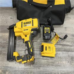 AS-IS DEWALT 20V MAX XR Lithium-Ion Cordless 18-Gauge Narrow Crown Stapler Kit