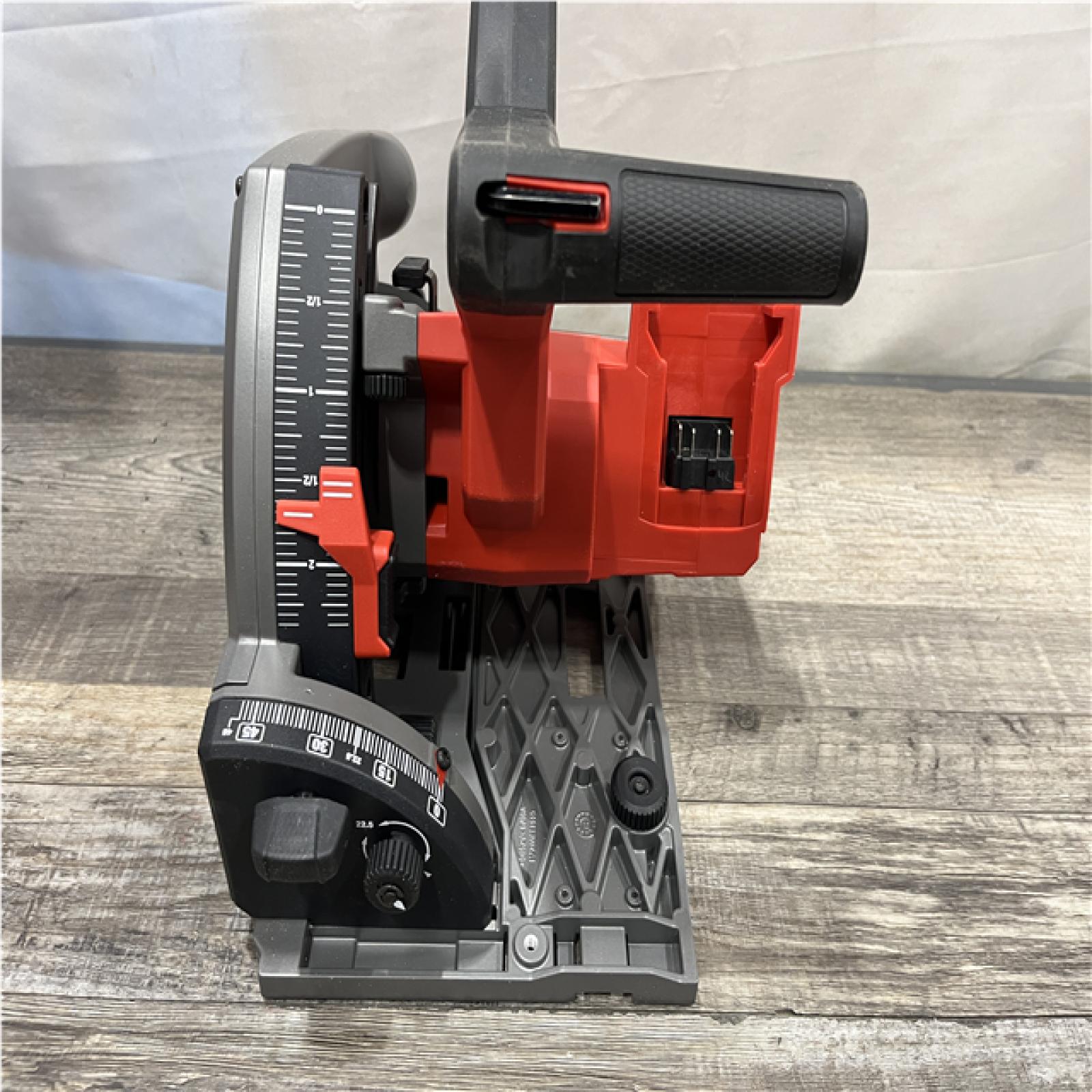 AS-IS Milwaukee FUEL 18V Lithium-Ion Cordless Brushless 6-1/2 in. Plunge Cut Track Saw (Tool-Only)