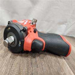 AS-IS- Milwaukee M12 FUEL 12V Lithium-Ion Brushless Cordless Stubby 1/2 in. Impact Wrench (Tool-Only)