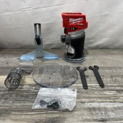 AS-IS Milwaukee FUEL 18V Lithium-Ion Brushless Cordless Compact Router (Tool-Only)
