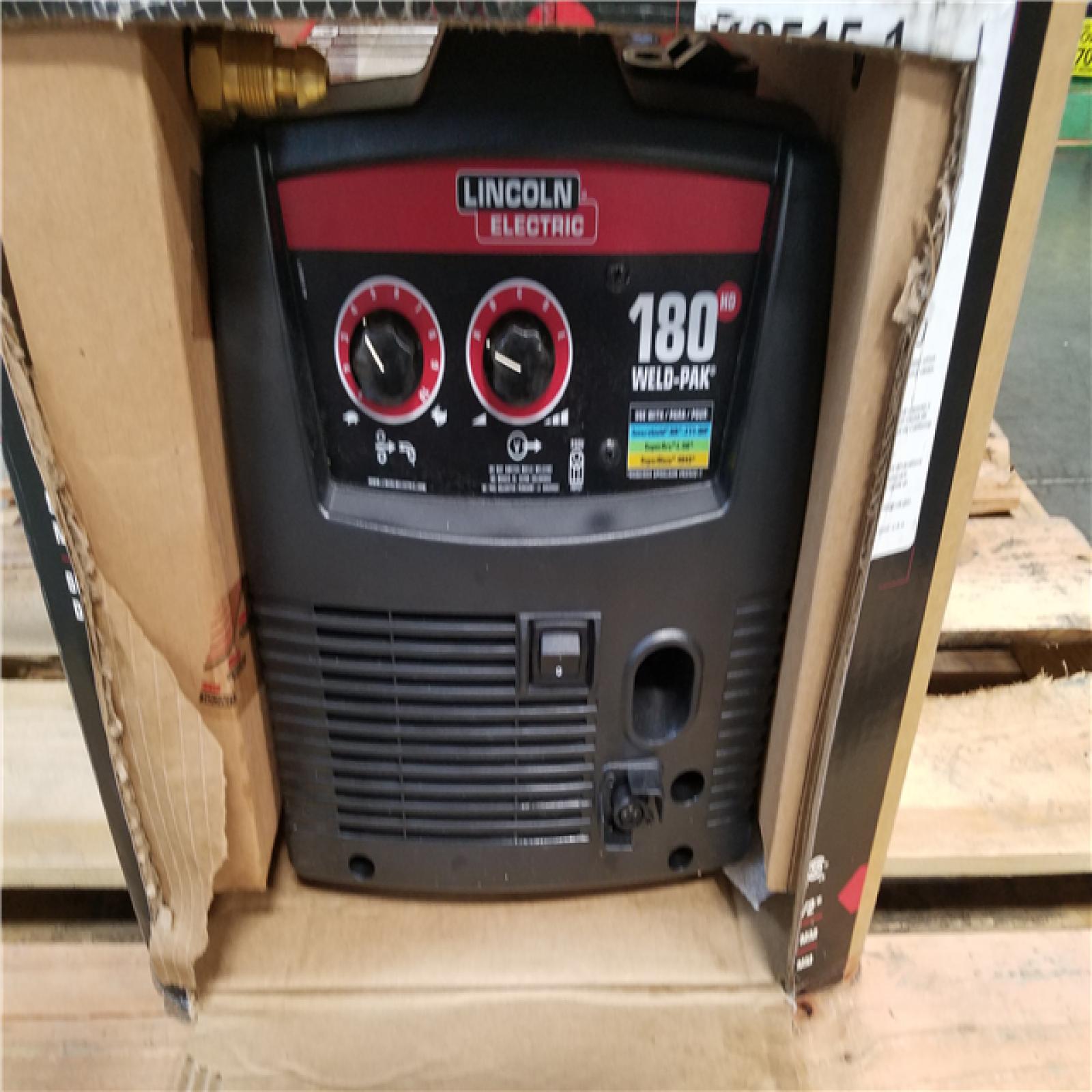 CALIFORNIA AS-IS LINCOLN ELECTRIC 180 WELD PAK