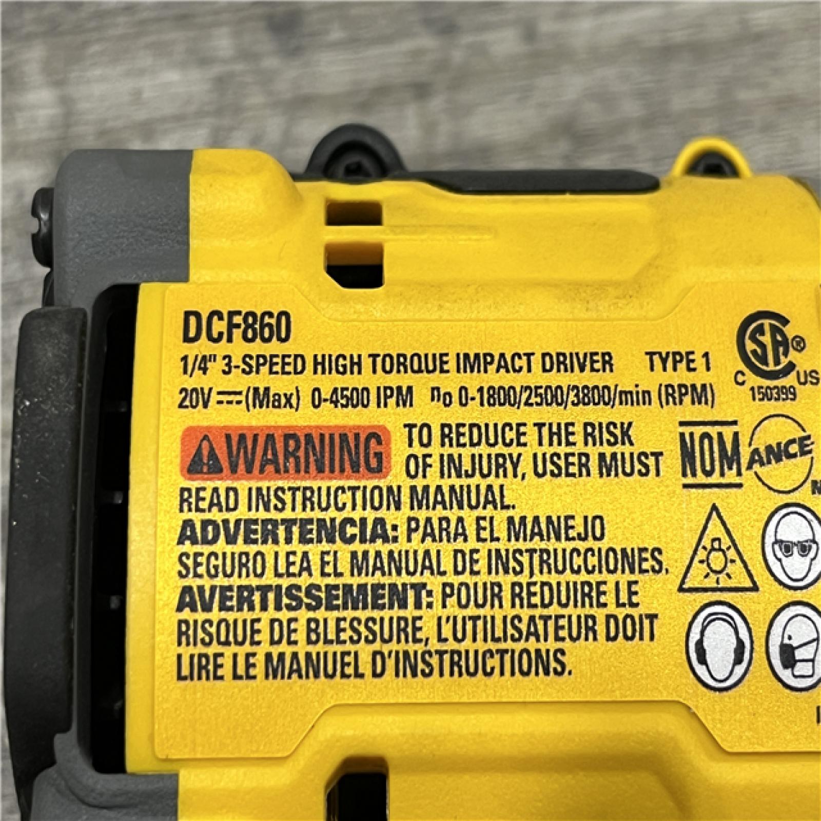 AS-IS DEWALT 20V MAX XR Cordless Impact Driver (Tool Only)