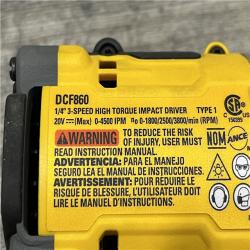 AS-IS DEWALT 20V MAX XR Cordless Impact Driver (Tool Only)