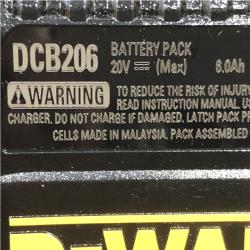 AS-IS DEWALT 20V MAX Lithium-Ion 6.0Ah and 4.0Ah Battery and Charger Starter Kit