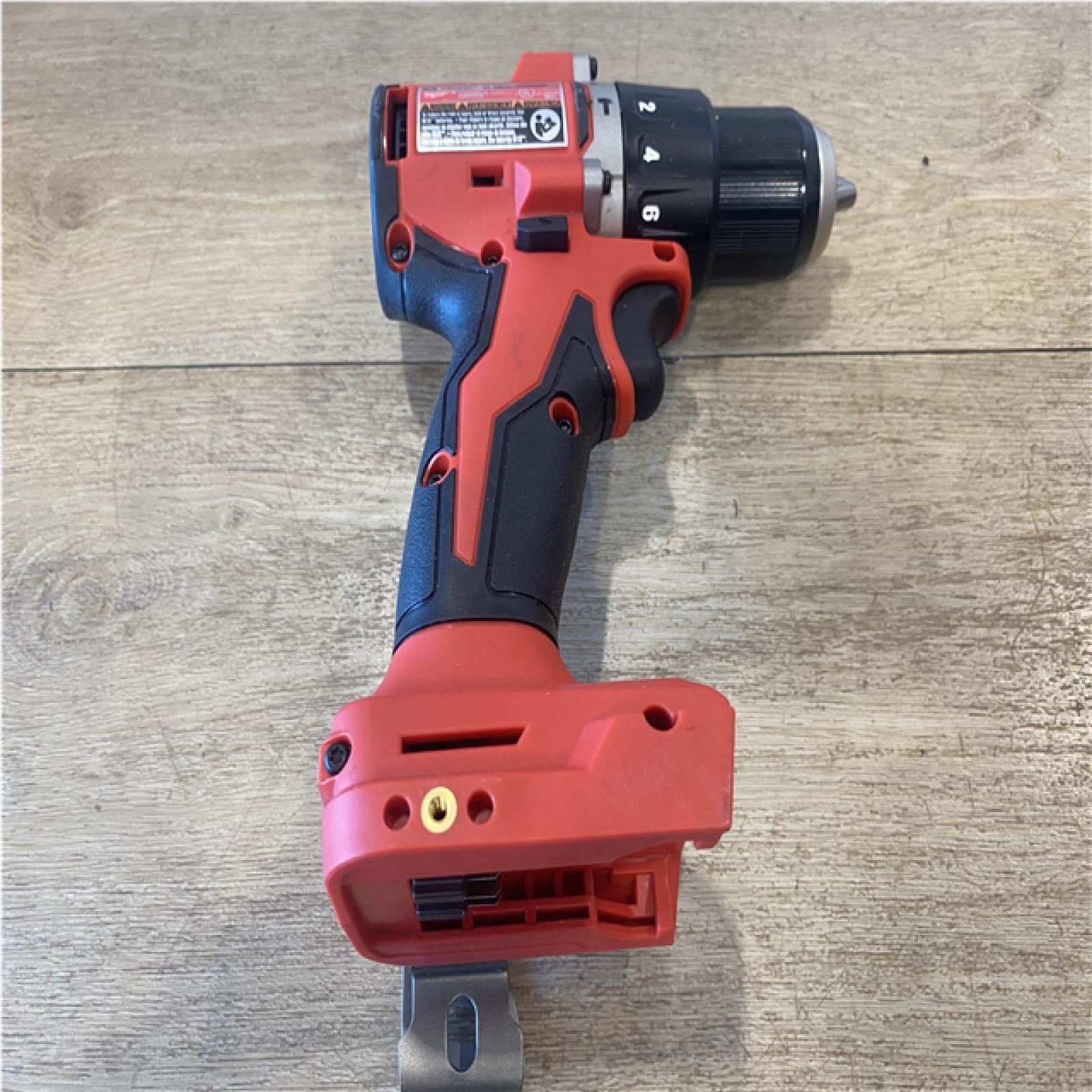 AS-IS Milwaukee 18V Lithium-Ion Brushless Cordless 1/2 in. Compact Hammer Drill/Driver (Tool-Only)