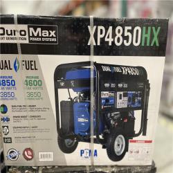 DALLAS LOCATION- NEW!- DuroMax 4 850-Watt 210cc Dual Fuel Gas Propane Portable Generator