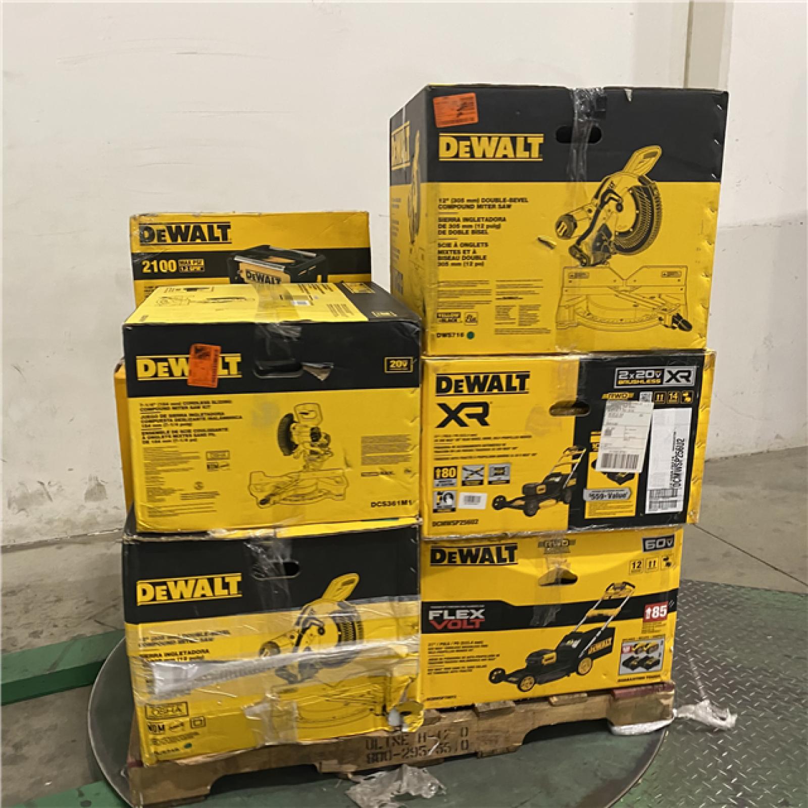 Dallas Location - As-Is DEWALT Tool Pallet