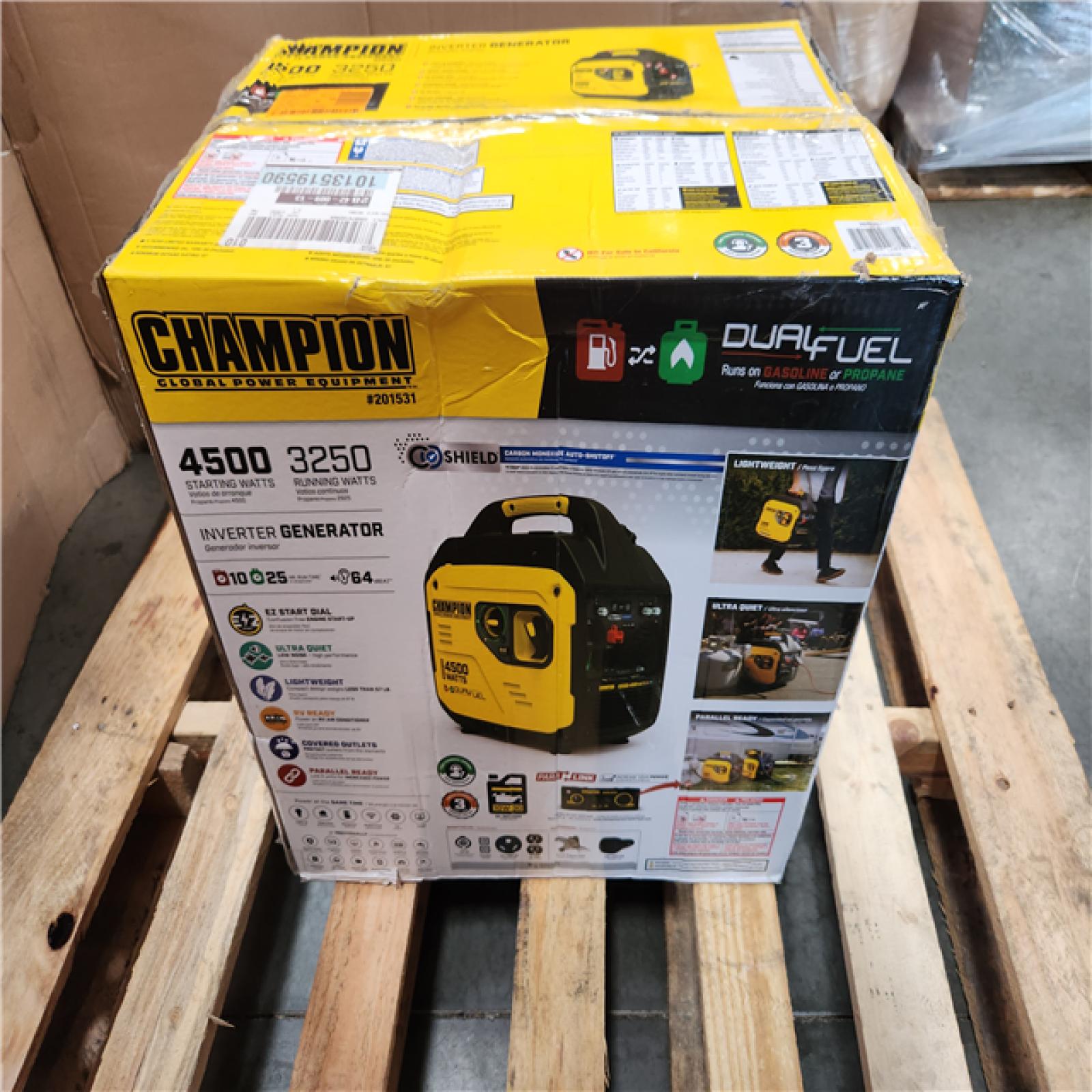 California AS-IS Champion Portable Generator