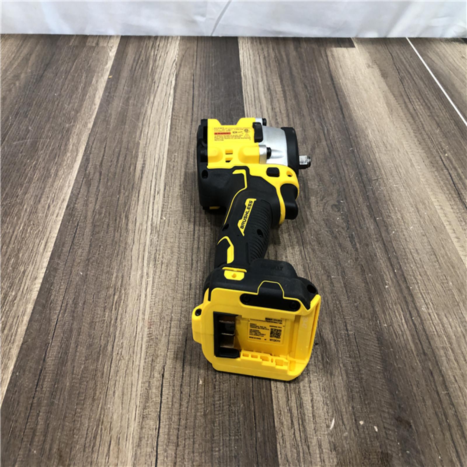 AS-IS DEWALT ATOMIC 20V MAX Cordless Brushless 3/8 in.Variable Speed Impact Wrench (Tool Only)