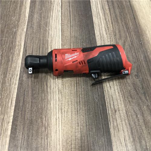 AS-IS Milwaukee M12 12V Lithium-Ion Cordless 3/8 in. Ratchet (Tool-Only)
