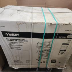 Phoenix NEW Husky Heavy-Duty 52 in. W 15-Drawer Matte Gray Steel Rolling Tool Chest Combo