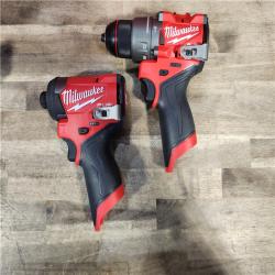 HOUSTON LOCATION - AS-IS Milwaukee 3497-22 12V Brushless Hammer Drill and Impact Driver Combo Kit
