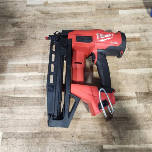 Houston Location AS-IS Milwaukee FUEL 18-Volt Lithium-Ion Brushless Cordless Gen ll 16-Gauge Straight Finish Nailer (Tool Only)