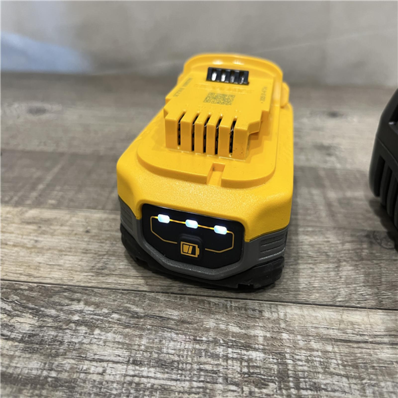 AS-IS DEWALT 20V MAX XR POWERSTACK Lithium-Ion Battery Starter Kit with 3.5Ah Battery and Charger