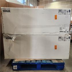 Phoenix AS-IS 2 KOHLER Elmbrook 60 in. x 30.25 in. Soaking Bathtub with Right-Hand Drain in White