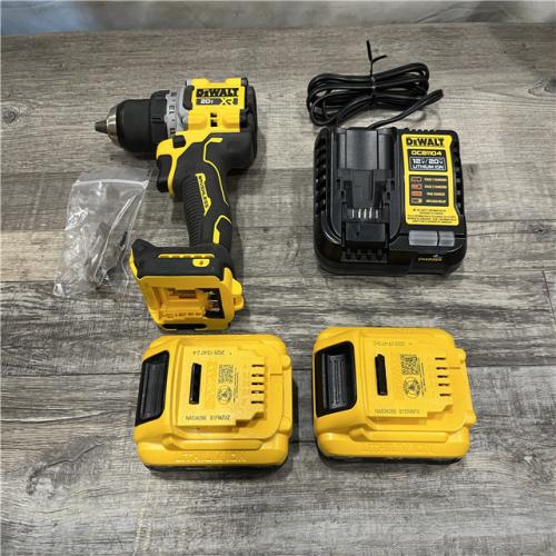 AS-IS DEWALT 20V XR Lithium-Ion Cordless Brushless 1/2 in. Drill/Driver Kit