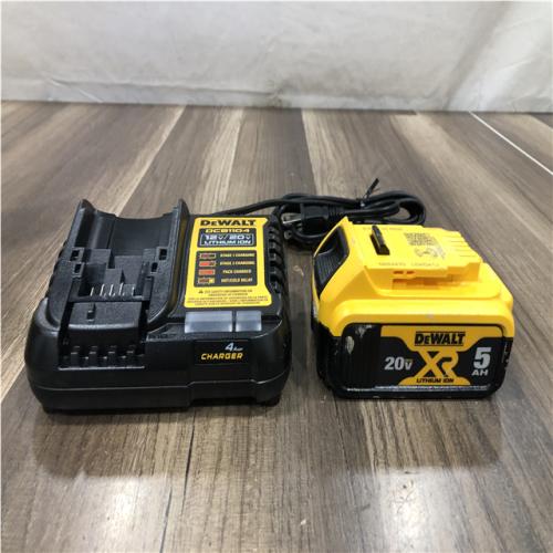 AS-IS DEWALT 20V MAX Lithium-Ion 5.0 Ah Battery and Charger