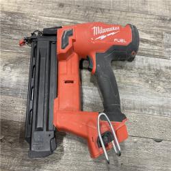 AS-IS Milwaukee FUEL 18-Volt Lithium-Ion Brushless Cordless Gen II 18-Gauge Brad Nailer (Tool-Only)