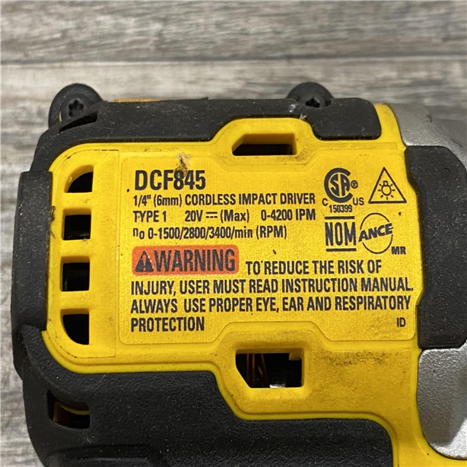 AS-IS DEWALT 20-Volt Maximum XR Cordless Brushless 1/4 in. 3-Speed Impact Driver (Tool-Only)