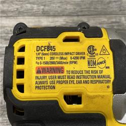 AS-IS DEWALT 20-Volt Maximum XR Cordless Brushless 1/4 in. 3-Speed Impact Driver (Tool-Only)