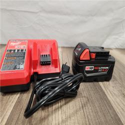 AS-IS - Milwaukee M18 18-Volt Lithium-Ion XC Starter Kit with One 5.0Ah Battery and Charger