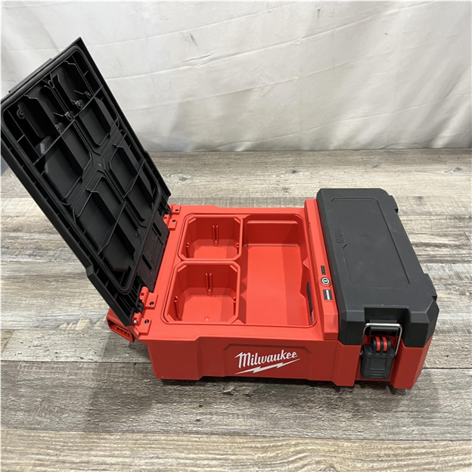 AS-IS Milwaukee 12-Volt Lithium-Ion Cordless PACKOUT Flood Light w/USB Charging