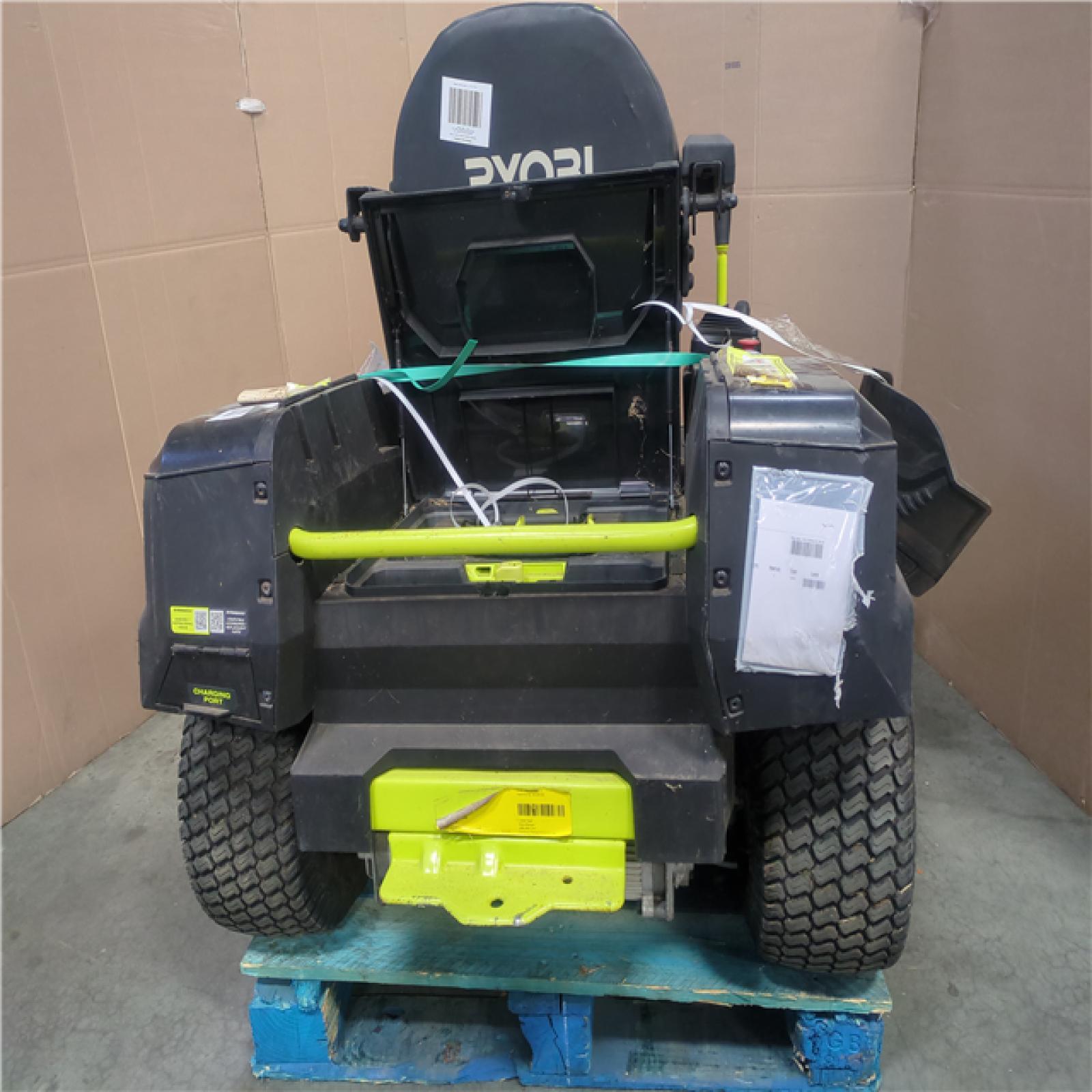 CALIFORNIA AS-IS RYOBI SITDOWN LAWNMOWER