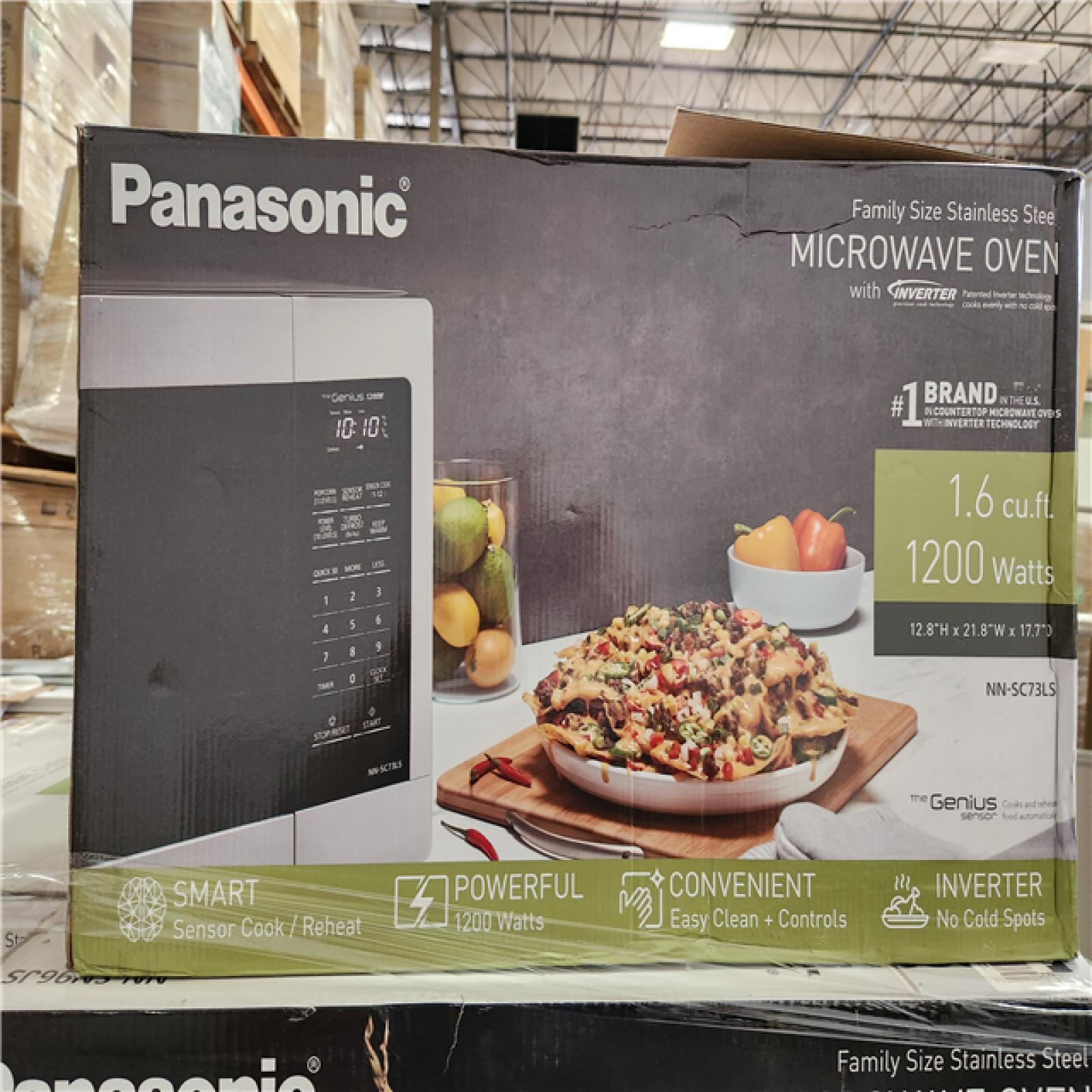 Phoenix Location Mixed Panasonic Countertop Microwave in Stainless Steel Pallet (11 Microwaves)
