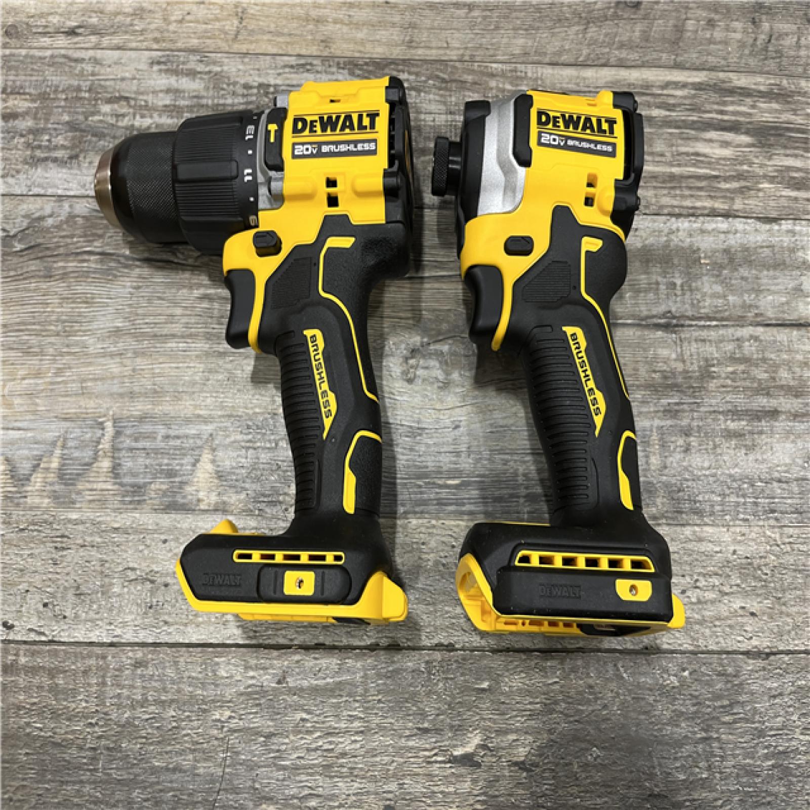 AS-IS DEWALT ATOMIC 20V MAX Lithium-Ion Cordless 2-Tool Combo Kit