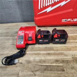 HOUSTON LOCATION - AS-IS MILWAUKEE FUEL 18V Lithium-Ion Brushless Cordless Hammer Drill and Impact Driver Combo Kit