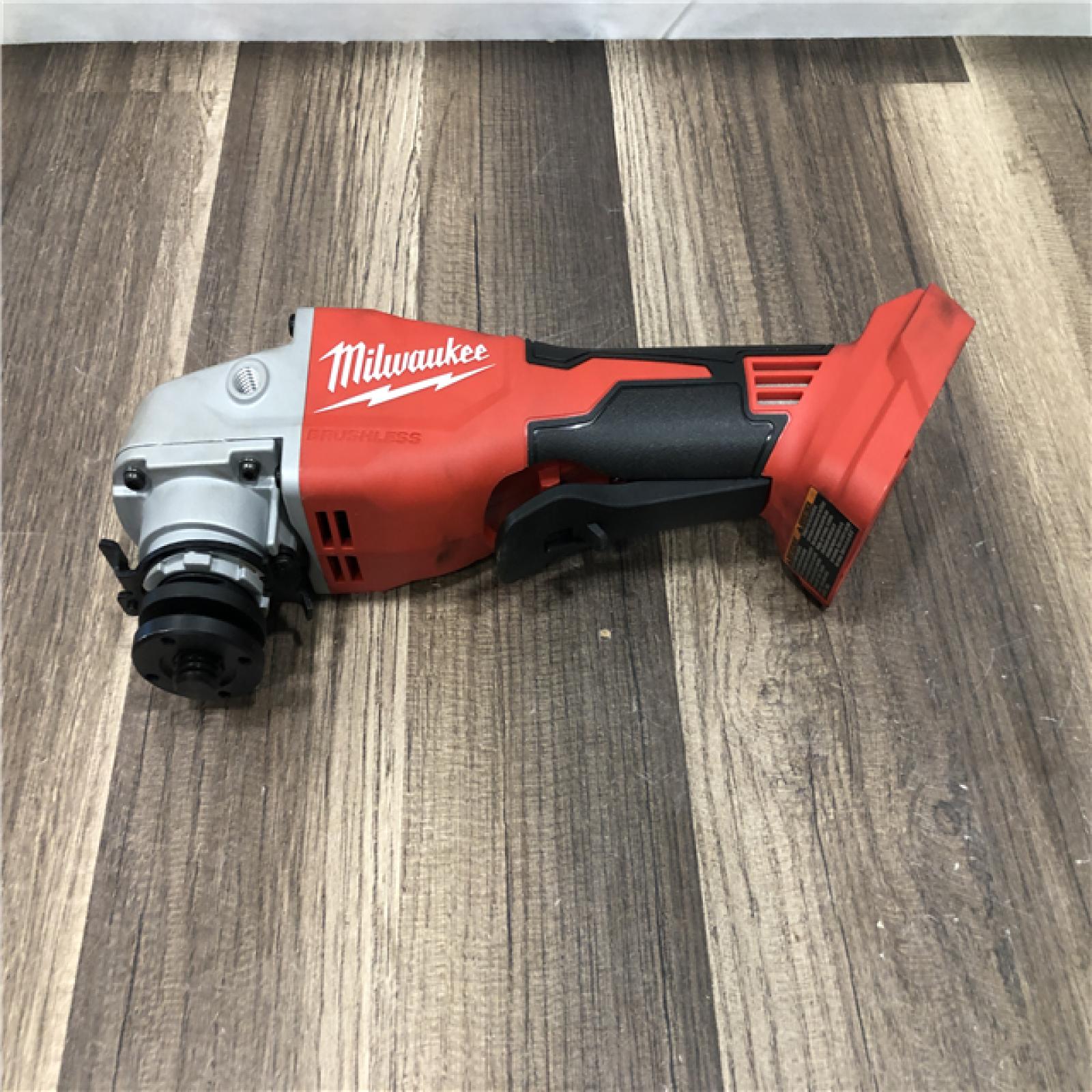 AS-IS Milwaukee 18V Lithium-Ion Brushless Cordless 4-1/2 in./5 in. Grinder w/Paddle Switch (Tool-Only)
