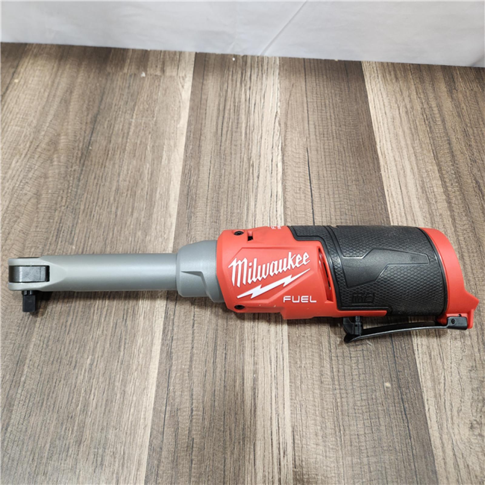 AS-IS- Milwaukee12V Cordless 3/8  Extended Reach High Speed Ratchet (Tool Only)