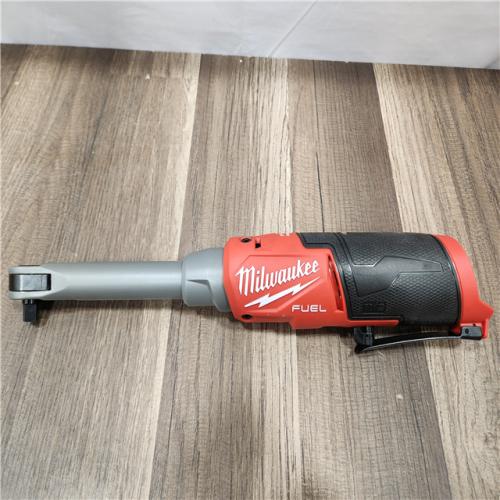 AS-IS- Milwaukee12V Cordless 3/8  Extended Reach High Speed Ratchet (Tool Only)