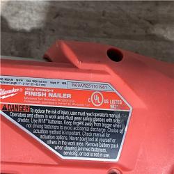 Houston Location AS-IS Milwaukee FUEL 18-Volt Lithium-Ion Brushless Cordless Gen ll 16-Gauge Straight Finish Nailer (Tool Only)