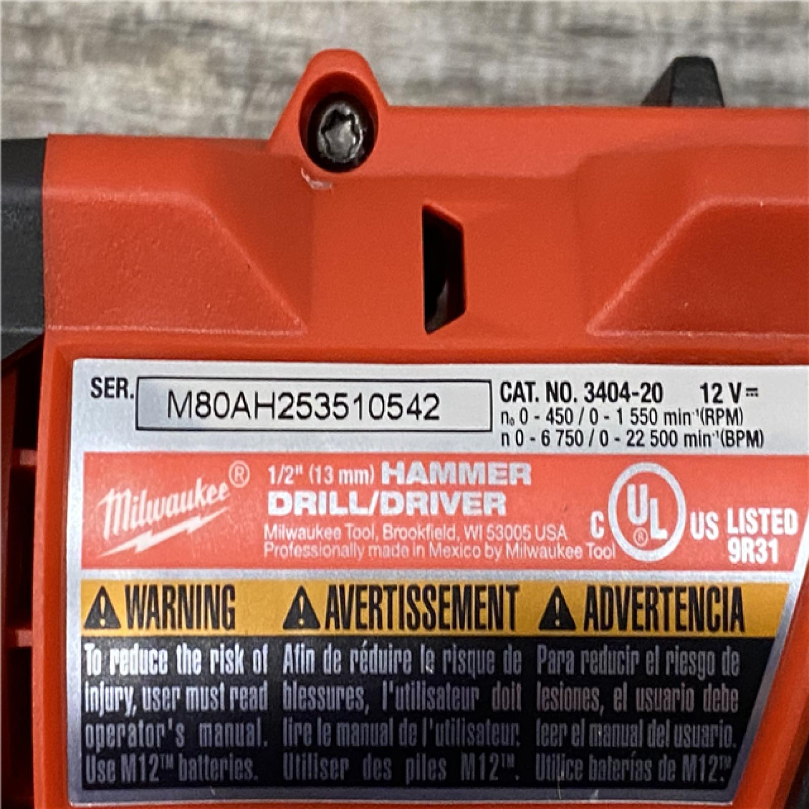 AS-IS Milwaukee FUEL 12-Volt Lithium-Ion Brushless Cordless Hammer Drill and Impact Driver Combo Kit