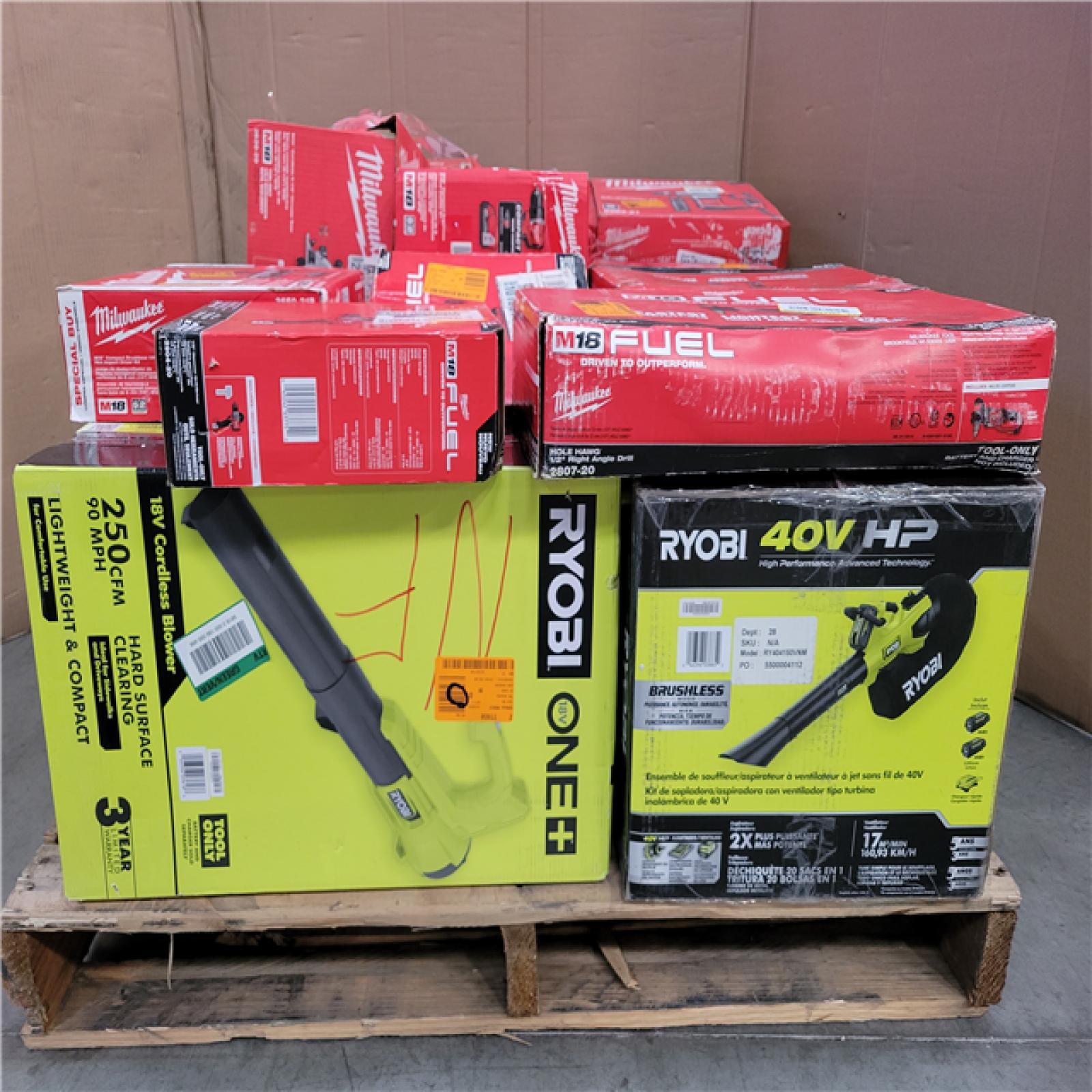 CALIFORNIA AS-IS TOOL PALLET