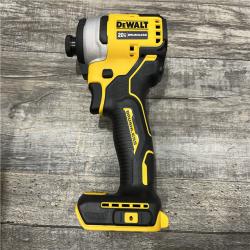 AS-IS DEWALT Atomic 20V Max Lithium-Ion Brushless Cordless Compact 1/4 in. Impact Driver Kit