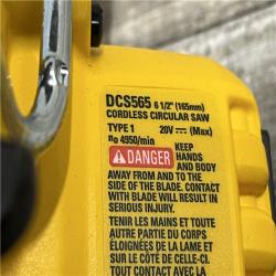 AS-IS DEWALT 20V MAX Cordless Brushless 6-1/2 in. Sidewinder Style Circular Saw (Tool Only)