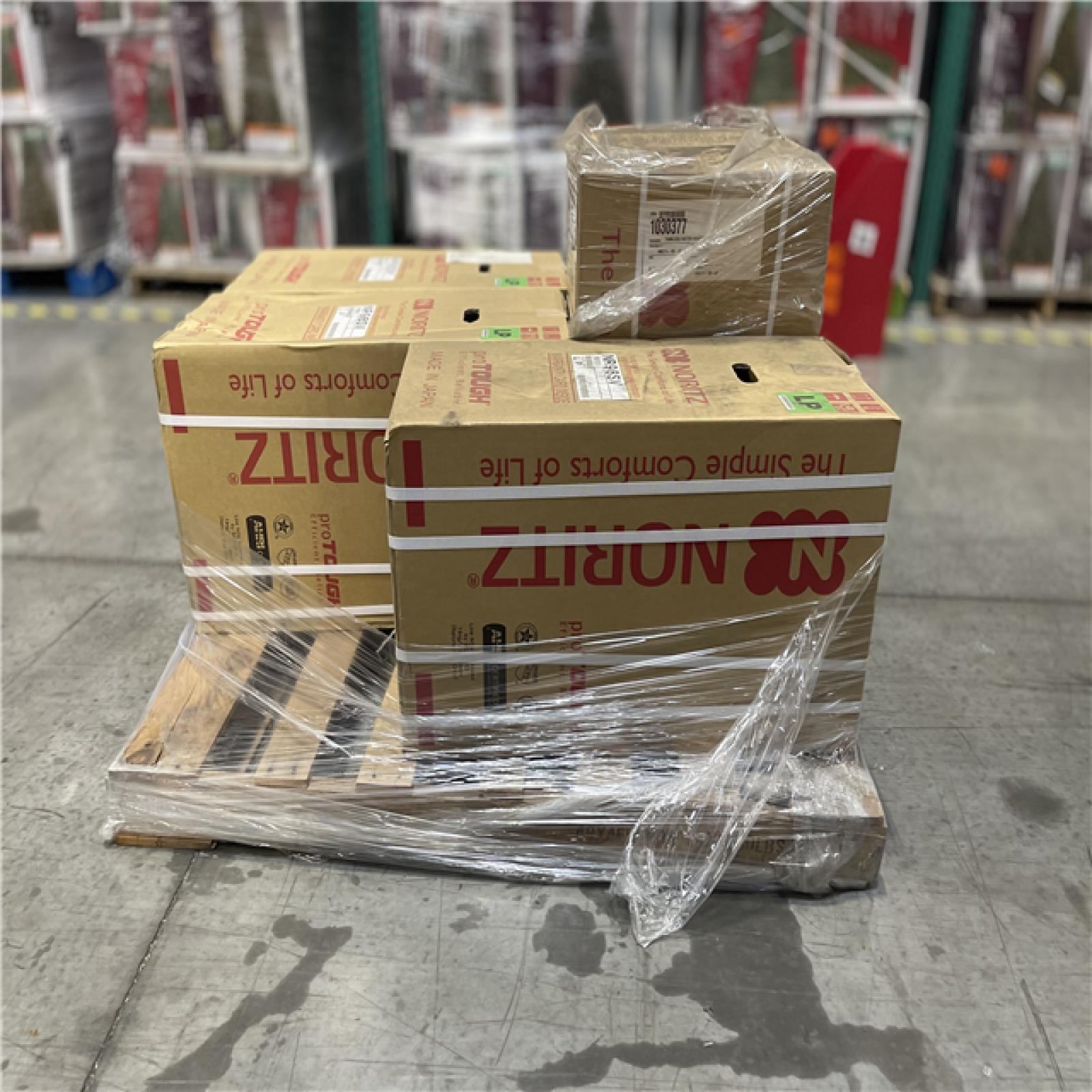 DALLAS LOCATION- NORITZ LP TANKLESS WATER HEATER MIXED PALLET (UNIT 5)