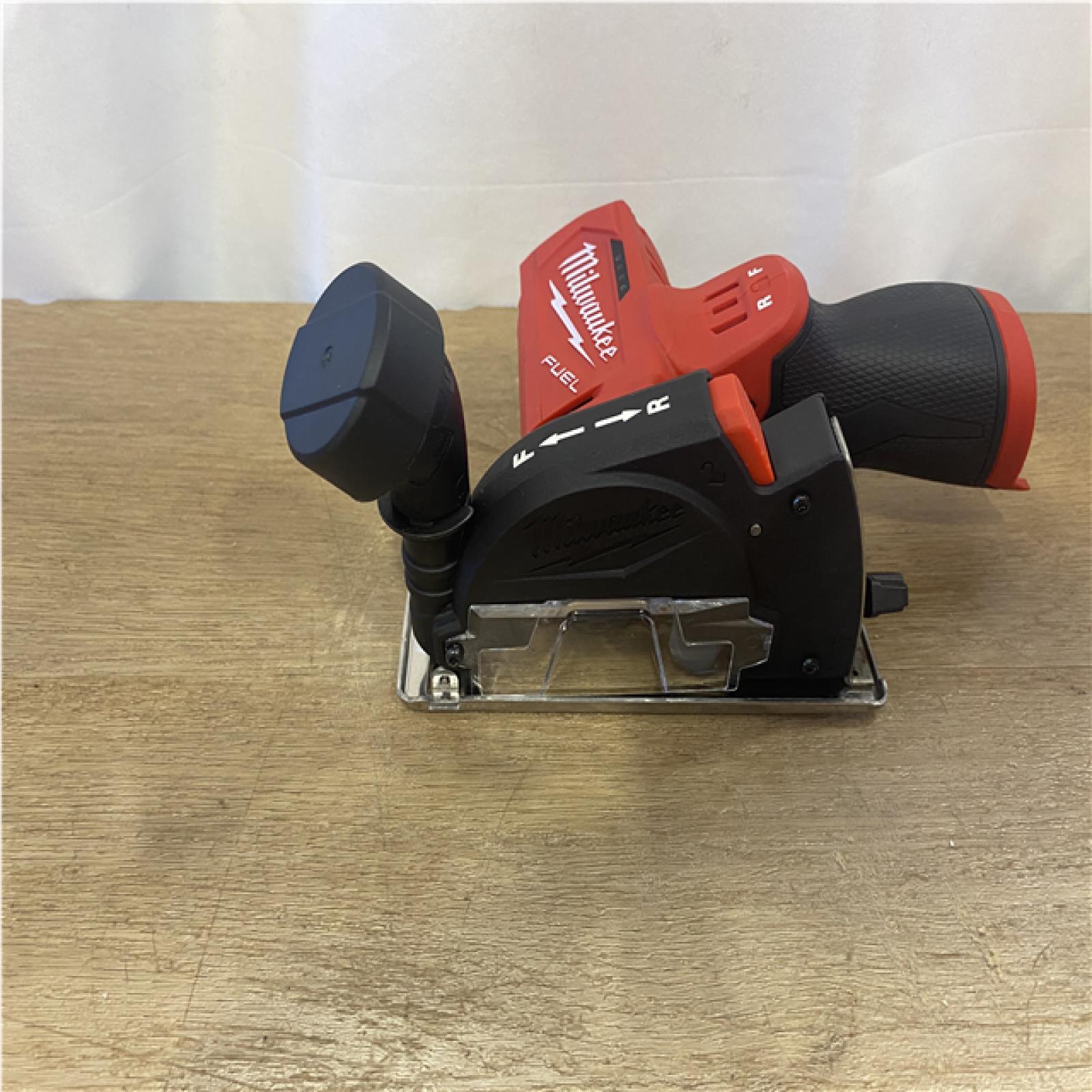 AS-IS Milwaukee FUEL 12V Lithium-Ion Brushless Cordless 3 in. Cut Off Saw (Tool-Only)