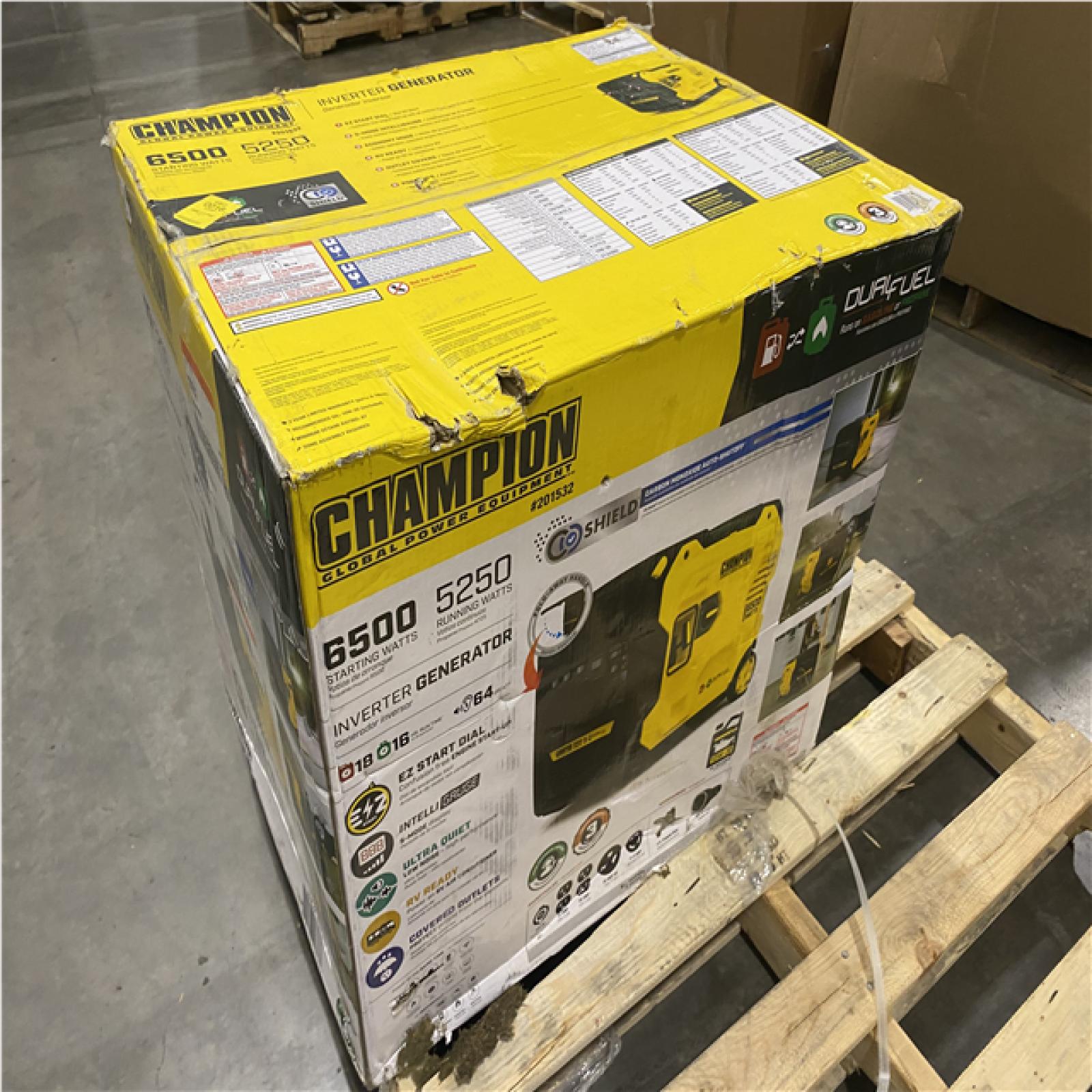 Dallas Location -NEW- Champion 201532 6500W Dual Fuel Inverter Generator