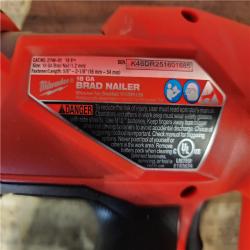 HOUSTON LOCATION - AS-IS Milwaukee FUEL 18-Volt Lithium-Ion Brushless Cordless Gen II 18-Gauge Brad Nailer (Tool-Only)