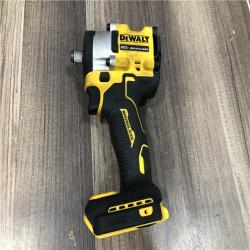 AS-IS DEWALT ATOMIC 20V MAX Cordless Brushless 1/2 in. Variable Speed Impact Wrench (Tool Only)