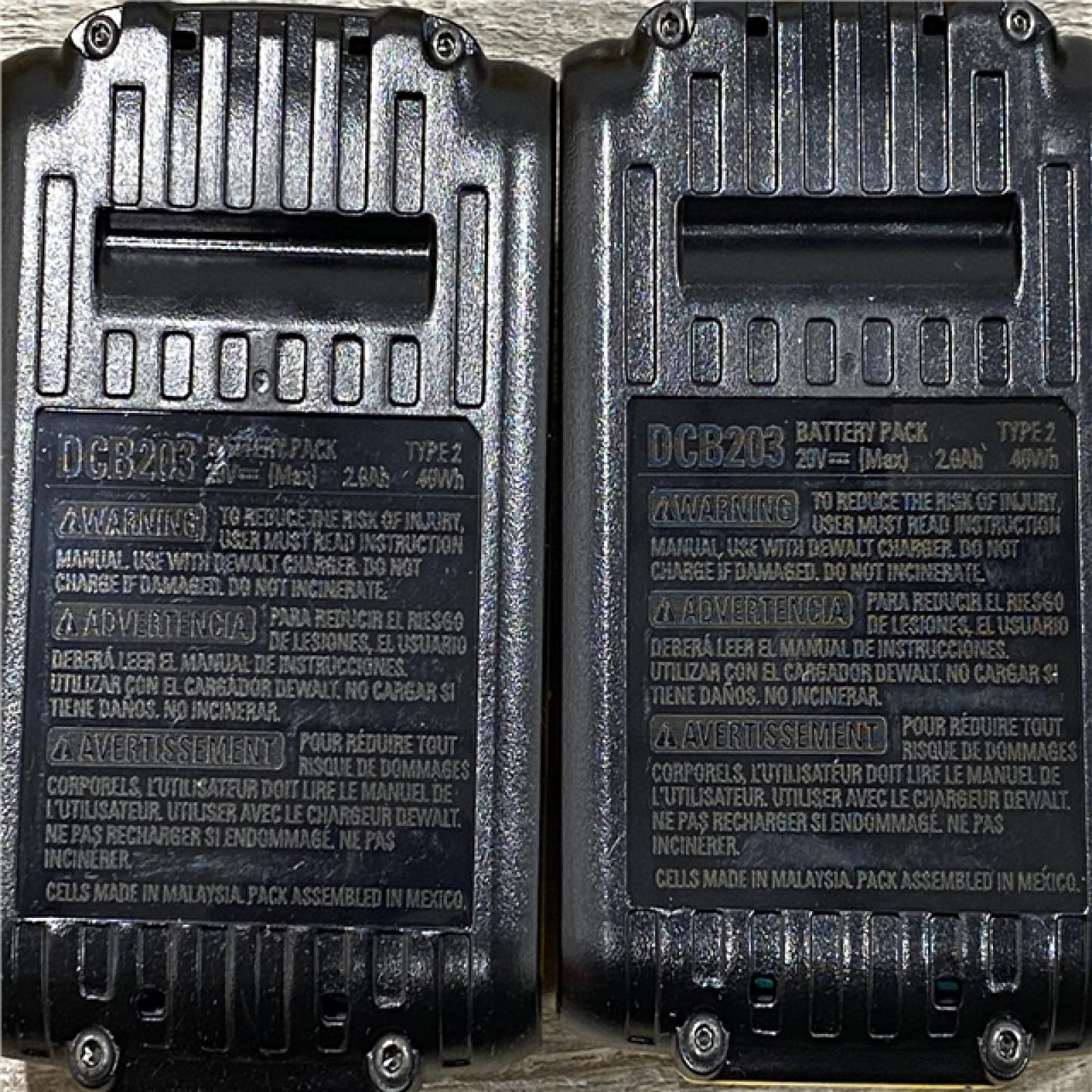 AS-IS DEWALT ATOMIC 20-Volt MAX Lithium-Ion Cordless Combo Kit