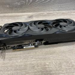 AS-IS PNY - NVIDIA GeForce RTX 5080 Overclocked 16GB GDDR7 PCI Express 5.0 Graphics Card with Triple Fan - B