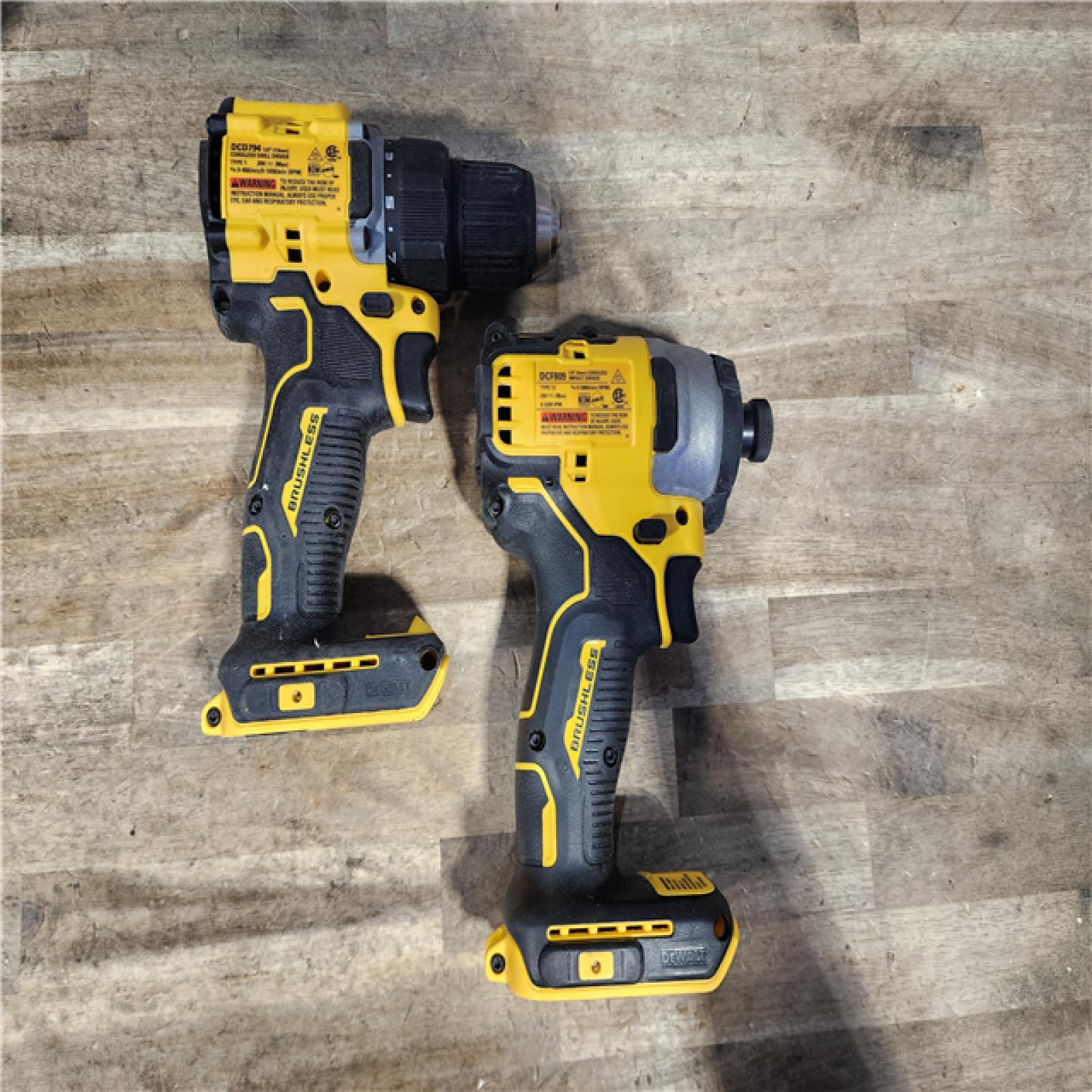 HOUSTON LOCATION - AS-IS DEWALT ATOMIC 20-Volt MAX Lithium-Ion Cordless Combo (2-Tool) Kit