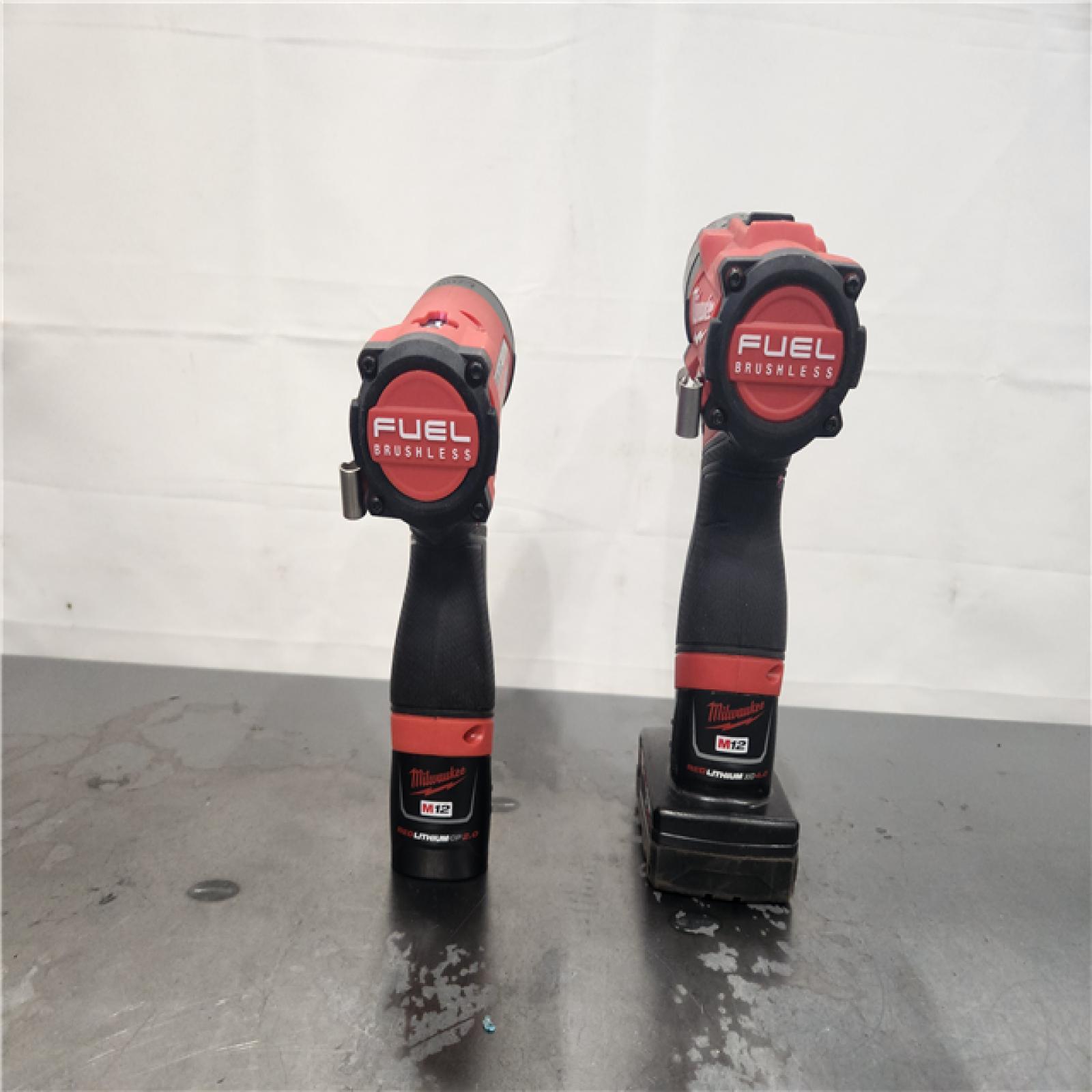 AS-IS- Milwaukee Brushless Hammer Drill and Impact Driver Combo Kit