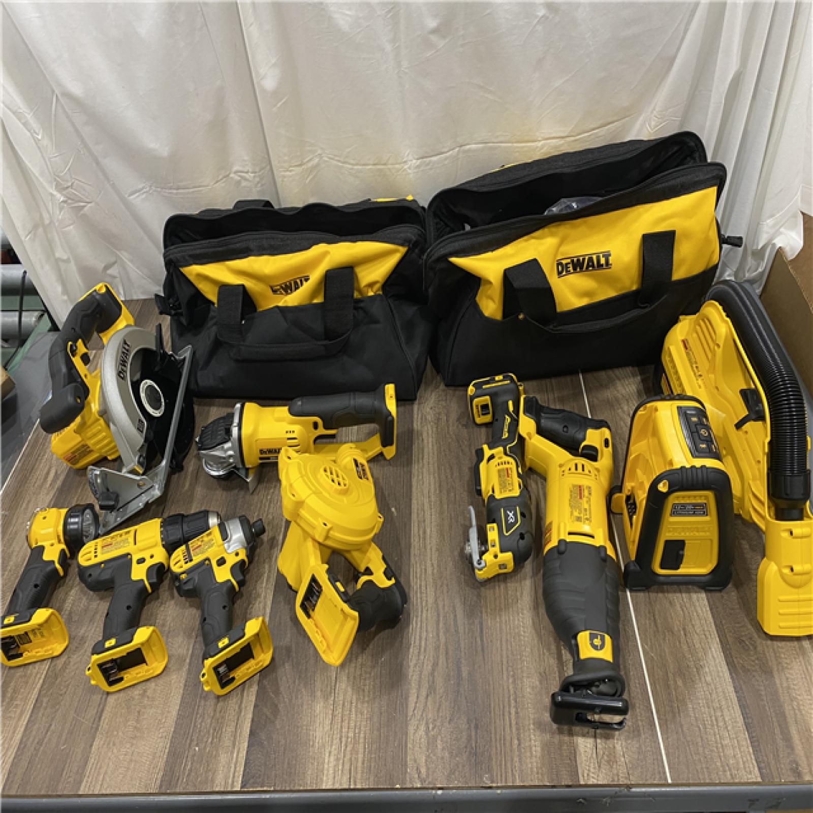 AS-IS - DEWALT 20V MAX Lithium-Ion Brushed Cordless (10-Tool) Combo Kit