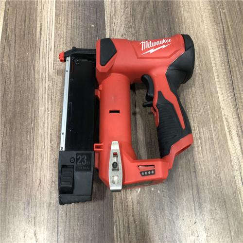 AS-IS Milwaukee 12-Volt 23-Gauge Lithium-Ion Cordless Pin Nailer (Tool-Only)