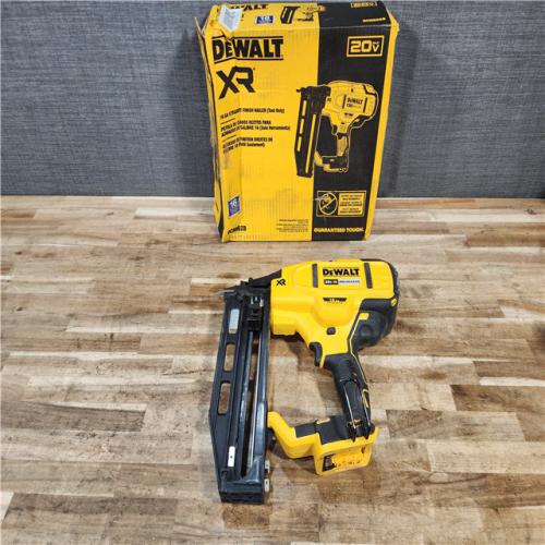 HOUSTON LOCATION - AS - IS DEWALT 20V MAX XR 16-Gauge Lithium-Ion Cordless Finish Nailer (Tool Only)